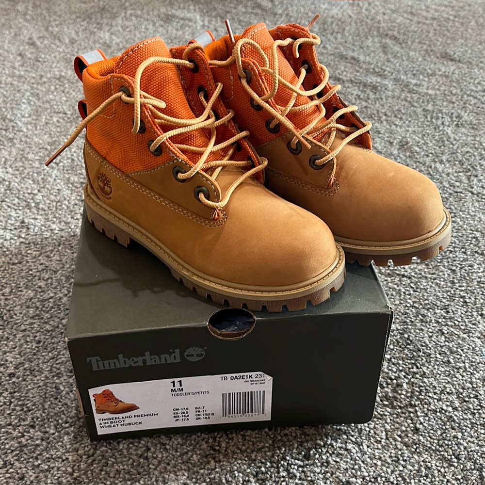 Size 11 Toddler Timberland Boots
